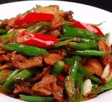 Pepper Stir-fried Braised Pork