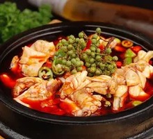Young Ginger Stir-fried Bullfrog