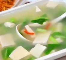 Spinach Tofu Soup