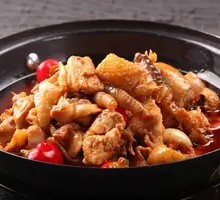 Chicken and Mushroom Hot Pot