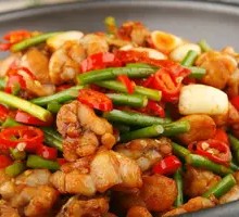 Spicy Frog Legs in Dry Pot
