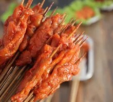 Skewered Duck Intestines