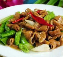 Braised Pork Intestines Rice Bowl