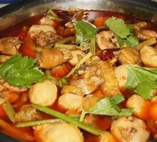 Sour Cabbage and Taro Chicken