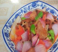 Pan-Fried Pork with Noodles