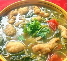 Crispy Pork and Vegetable Soup