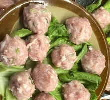 Hand-Pressed Cilantro Meatballs