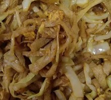 Egg and Bok Choy Stir-Fried Pancake
