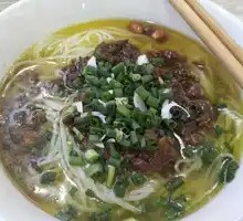 Stewed Pork Sauce Clear Noodle Soup