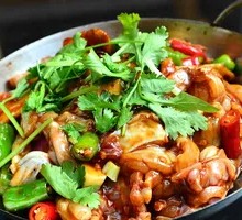 Spicy Frog Legs in Dry Pot