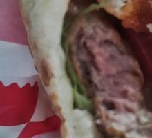 Juicy Beef Chinese Burger