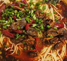 Chicken Offal and Duck Blood Noodles