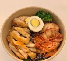 Kimchi Chicken Leg Grain Bowl