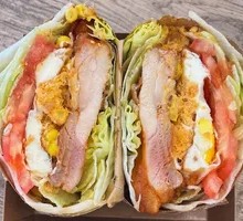 Guang Xiaotong's Vegetable Chicken Sandwich