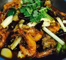 Dry Pot Beef and Shrimp