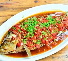 Cold-mixed crucian carp