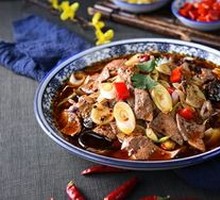 Scallion Stir-fried Beef Liver