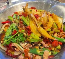 Chicken Offal with Catfish