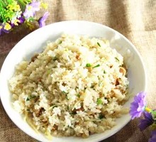 Vegetable and Meat Stir-Fried Rice