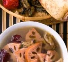 Lotus Root and Preserved Pork Rib Soup