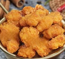 Crispy Chicken Nuggets with Salted Egg Yolk