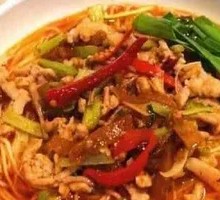 Pickled Chili Pork Noodles