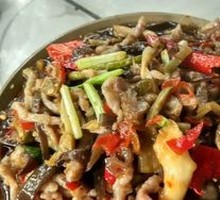 Pickled Chili Pork Noodles
