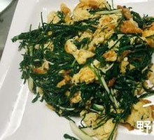 Wild Onion and Egg Stir-fry