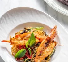 Drunk Seafood Spaghetti