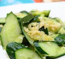 Garlic-Pressed Cucumber