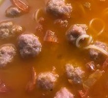 Tomato Handmade Meatballs