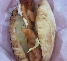 Grilled Pineapple Chinese Burger