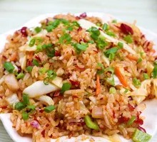 青椒牛肉炒饭