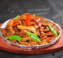 Stir-fried Pork with King Oyster Mushrooms