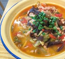 Pickled Chili Pork Noodles