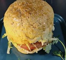 Premium Fresh Shrimp Burger