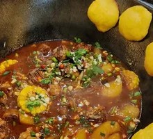 Pork Rib and Chicken Foot Stew