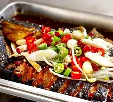 Stewed Bean Paste Grilled Fish