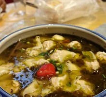 Sour Cabbage Duck Blood Dumplings