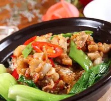 Pickled Chili Beef Baozi Rice