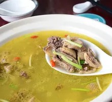 Duck Feet and Chicken Wing Sour Radish Soup