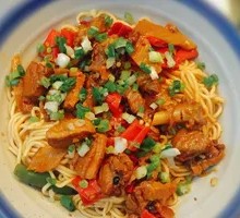 Double Pepper Duck Noodles