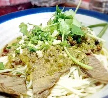 Dry Tengjiao Beef Noodles
