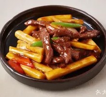 Stir-fried Chinese Yam with Beef Tenderloin