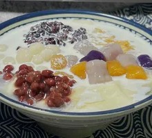 Taro Ball Purple Rice Milk Ice Tofu Pudding