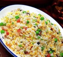 Egg and Pork Stir-Fried Rice