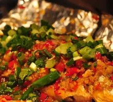 Grilled Crucian Carp in Foil