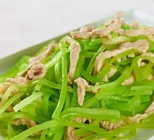 Bamboo Rice with Stir-Fried Pork and Lettuce