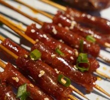 Sweet Sausage Skewers