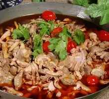 Crispy Chicken Offal Dry Pot